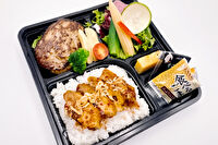 ミートラッシュ ～Meat Rush～-炙り焼チキン重のハンバーグ弁当