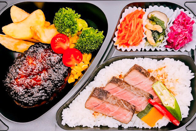 ミートラッシュ ～Meat Rush～-牛ハラミステーキとハンバーグ弁当