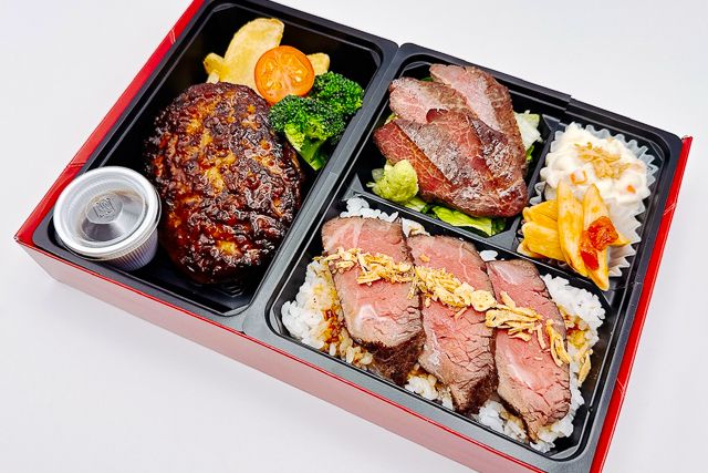 ミートラッシュ ～Meat Rush～-サーロインステーキと無添加特製ハンバーグ（黒毛和牛ローストビーフ）