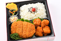 めちゃうま亭～7時からお届け可能なイベント・会議用の宅配弁当～-【ガッツリ！】豚カツと唐揚げのがっつり幕の内