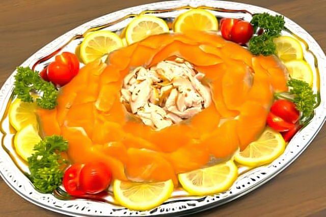 Merenda-スモークサーモンのカルパッチョ＜銀＞