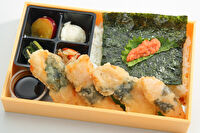 みやこどり-梅しそ竜田揚げの明太海苔弁当