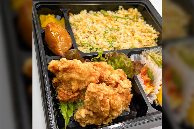 大阪王将 香里団地店-唐揚げ焼飯弁当