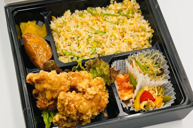 大阪王将 香里団地店-唐揚げ焼飯弁当