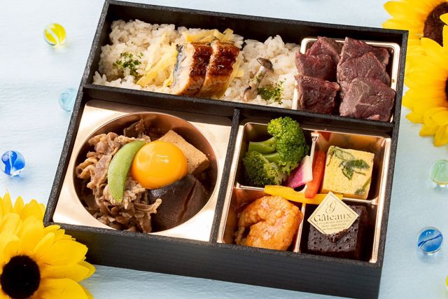 【夏限定】向日葵〜Himawari～牛ステーキ（2倍）とすき焼きのうなぎ炊き込み御膳
