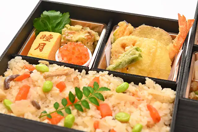 懐石料理 睦月ーむつきー-華やか「おせち風」2段御膳~季節の炊き込みご飯~