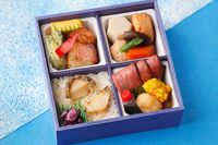 なだ万厨房 名古屋店-ローストビーフと鮑ごはんのお弁当