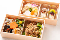 Sushi time-【熨斗対応可】華やか寿司2段弁当（豚の生姜煮）