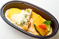 洋食 中目黒オムオム-【特製クリームソース】オムライス＆特製ローストチキン
