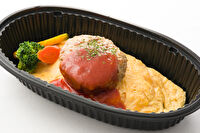 洋食 中目黒オムオム-【トマトケチャップソース】オムライス＆ハンバーグ