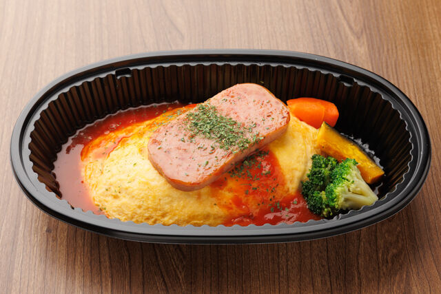 洋食 中目黒オムオム-スパムオムライス