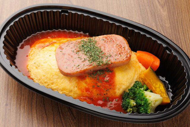 スパムオムライス