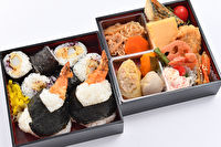 寿司割烹 南喜久-天むす２段弁当