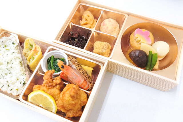 日本料理まるい-陽 ～唐揚げと春巻き 二段御膳～