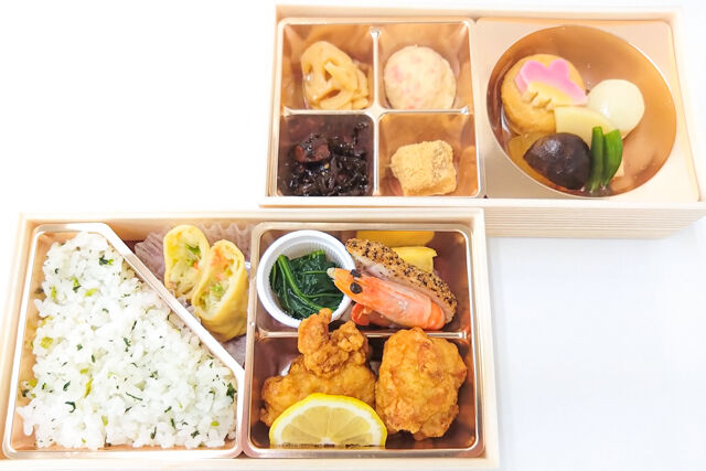 日本料理まるい-陽 ～唐揚げと春巻き 二段御膳～