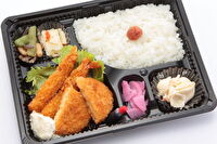 虹色食堂-えびフライ＆コロッケ弁当