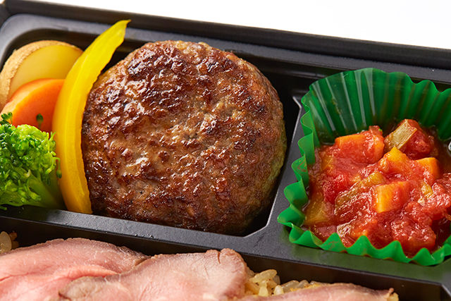 【熨斗対応可】最上級プライムハラミステーキとローストビーフ肉飯＆和牛ハンバーグ弁当