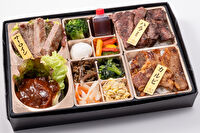 肉処一幸-特選サーロイン・ハラミ・ハンバーグ・カルビのせ弁当