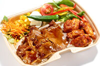 肉会席 Gen-豚肩ロース 甘辛鶏肉弁当