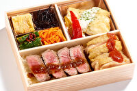 肉会席 Gen-牛ランプステーキ 白身魚ムニエル弁当