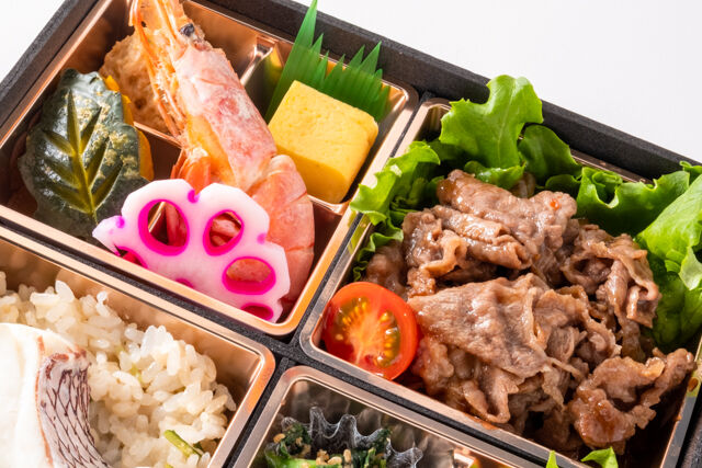 近江牛焼肉×鯛飯のおせち弁当