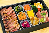 美味しい生活『肉食創色』-サーロインステーキ重（黒毛和牛A5カルビ）