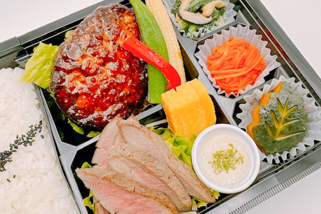 美味しい生活『肉食創色』-やわらかハンバーグ（牛たん塩焼き）