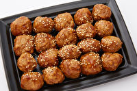 nina's deli catering-肉団子の甘酢餡掛けプレート