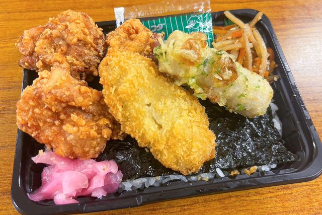 のり弁松原本店-のっけのり弁 からあげ