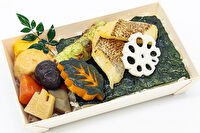 海苔弁當 日日是晴日-季節の焼魚の海苔弁当