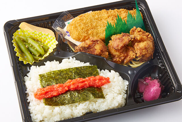 お弁当 デリカ とくとく の 明太海苔から揚げ 白身魚フライのダブルメイン弁当 ごちクル お弁当の配達 デリバリー お弁当 デリカ とくとく の 明太海苔から揚げ 白身魚フライのダブルメイン弁当 ごちクル お弁当の配達 デリバリー