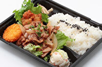 お弁当 箸坊主-箸坊主 豚生姜焼き弁当