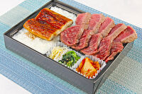近江牛焼肉 すだく-【夏季限定】うなぎと牛ハラミとシンタマステーキ2種盛り弁当