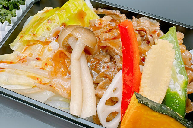 おもてなし『縁讃』-豚バラ肉の生姜焼重