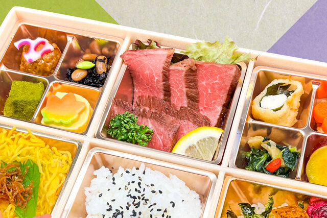 大坂はち福太閤さん-牛ステーキと鰻丼ちりめん山椒御膳