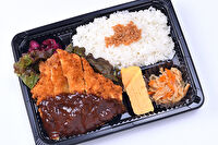 大阪手づくり弁当 はまよし-選べるソースがうれしい！とんかつ弁当