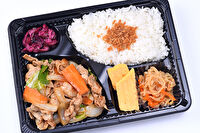 大阪手づくり弁当 はまよし-彩り豊かな豚野菜炒め弁当