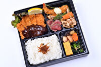 大阪手づくり弁当 はまよし-たっぷり満足！とんかつと豚野菜炒め幕の内デラックス