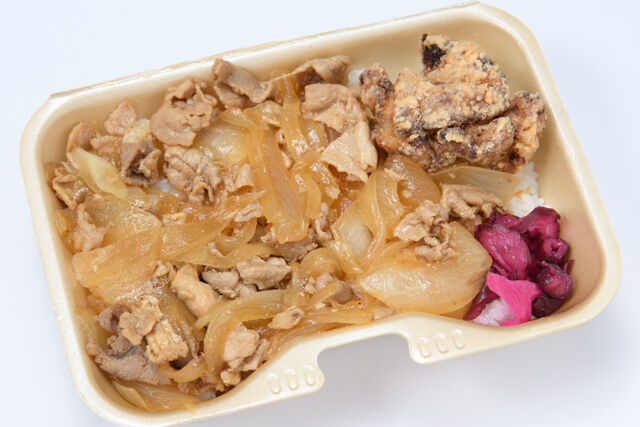 大阪手づくり弁当 はまよし-豚焼肉唐揚げ飯BOX