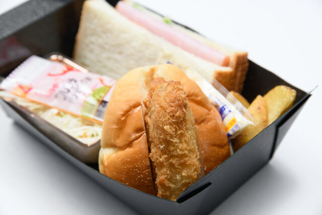 大阪手づくりサンドイッチ ミカサンド-ハムサンド＆白身フライロール