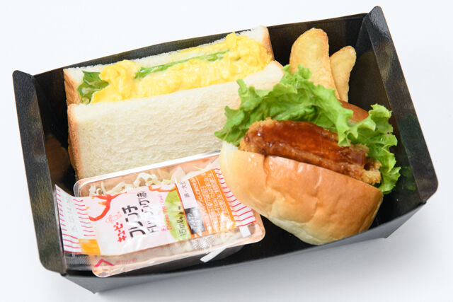 大阪手づくりサンドイッチ ミカサンド-卵サンド＆とんかつロール