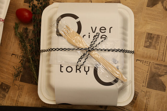 Over rice tokyo（オーバーライストーキョー）-チキン＆ポップコーンシュリンプオーバーライスコンボ セパレートBOX