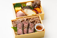 OZAKI BEEF 和饗一凛-幻の尾崎牛御膳　極上ステーキ＆霜降りすき焼き