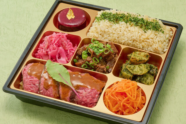 Peluche monde（名古屋店）-赤身ステーキと牛肉のラグー弁当～Menu dejeuner～