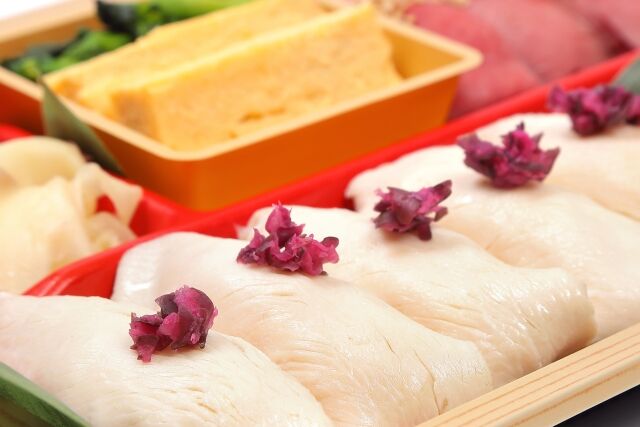 ローストビーフと北海道産若鶏の肉寿司御膳
