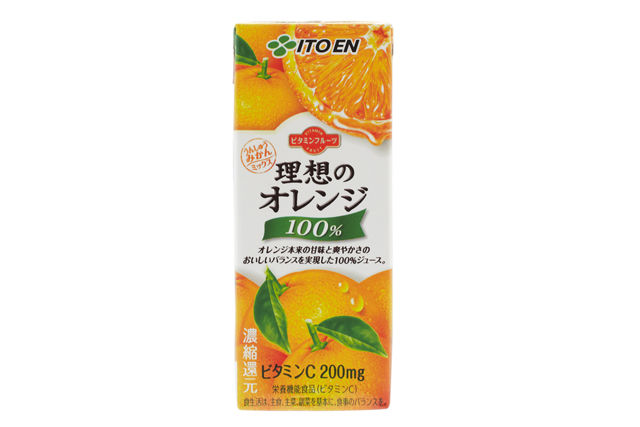 オレンジジュース（200ml 紙パック）