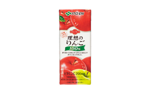 リンゴジュース（200ml 紙パック）
