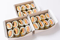 おすし屋さんのポークたまごおにぎり（ケータリング）-定番4種類詰め合わせ（紙箱）8個入り×3箱