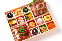 四季の味 莉匠庵-【熨斗対応可】彩り うな重＆ステーキ御膳