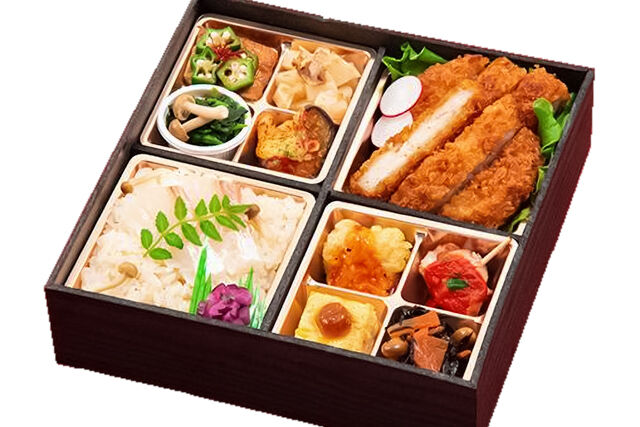 四季の味 莉匠庵-【熨斗対応可】四季の副菜と鯛めし・とんかつ御膳